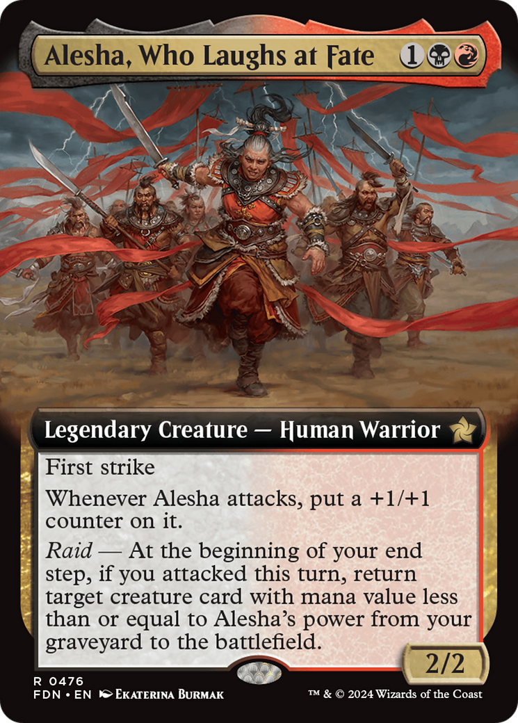 Alesha, Who Laughs at Fate (FDN-476) [Foundations]: (Extended Art)