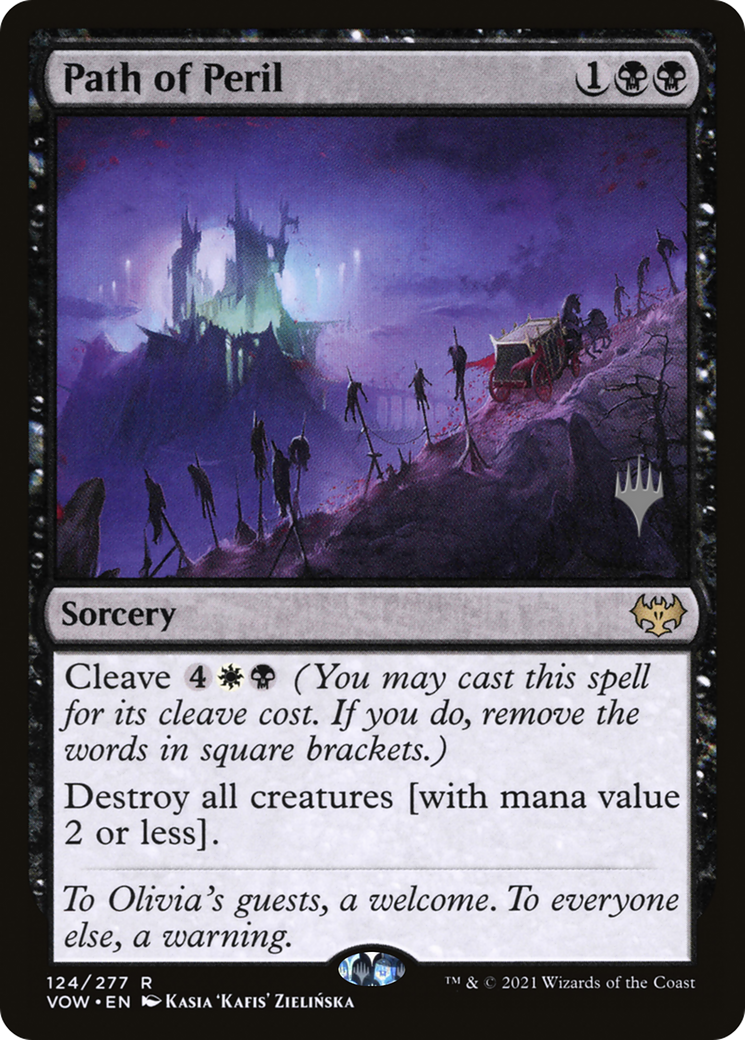 Path of Peril (PPDSK-124P) [Innistrad: Crimson Vow Promos]