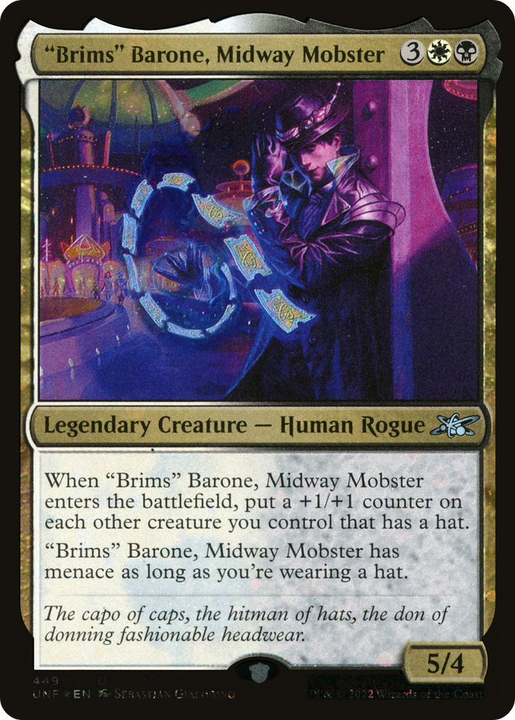 "Brims" Barone, Midway Mobster (Galaxy Foil) [Unfinity]