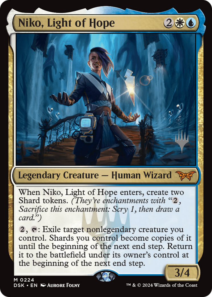 Niko, Light of Hope [Duskmourn: House of Horror Promos]