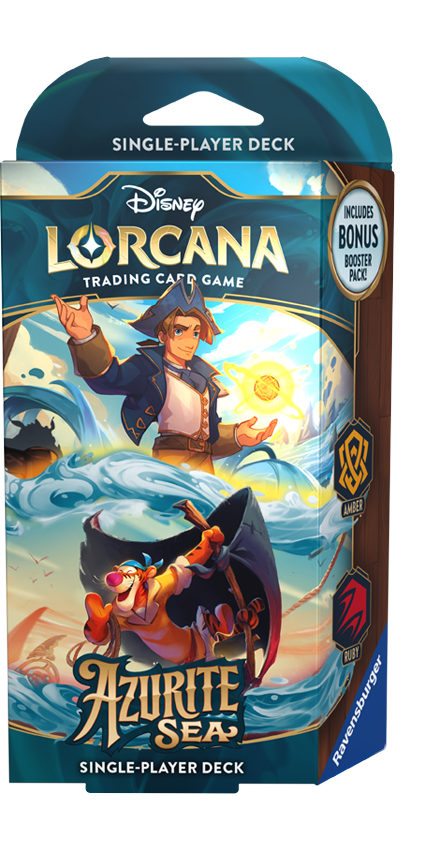 Disney Lorcana: Azurite Sea Starter Deck Amber & Ruby